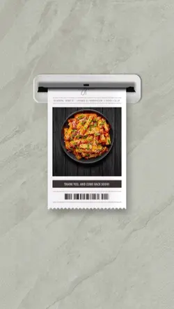food print out