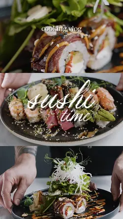 cooking sushi