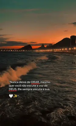 Nunca deixe de ORAR