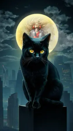 Amazing Black Cat 