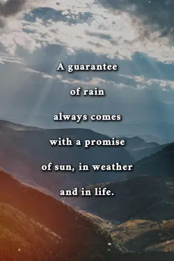 a promise of sun