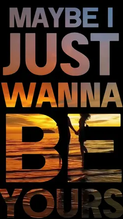 I wanna be yours 