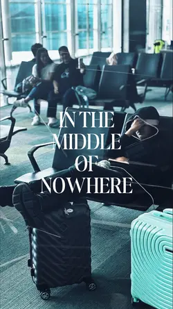in the middle of whe