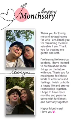 Happy Monthsary