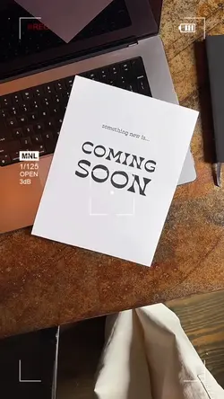 Coming soon opening