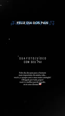 feliz dia dos pais