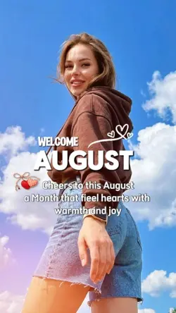 Welcome August 2026