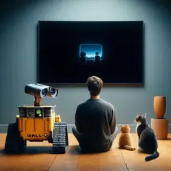 gatti e WALL-E 