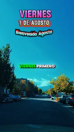 VIERNES 1 DE AGOSTO 