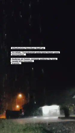 doa ketika hujan 