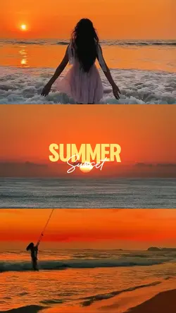 Summer sunset 