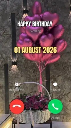 01 AUGUST BDAY CALL