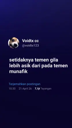 setidaknya temen