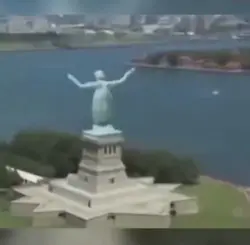 statue moved!!! 