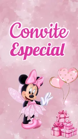 Convite da minnie 