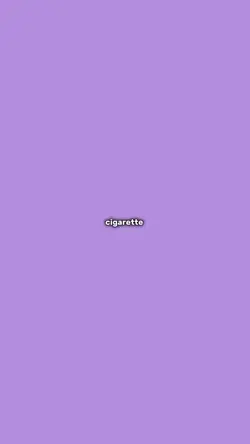 Cigarette, daydrea