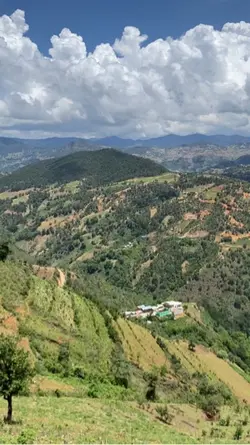 En la sierra. 