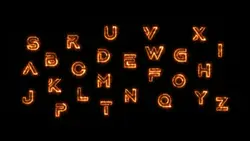 Font Fire Effects