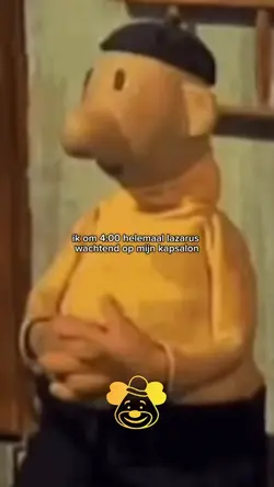 Wachtende buurman