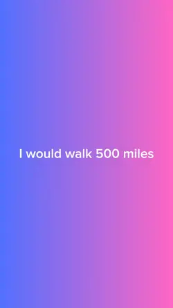 Walk 500 miles