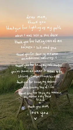 dear mum 🤍