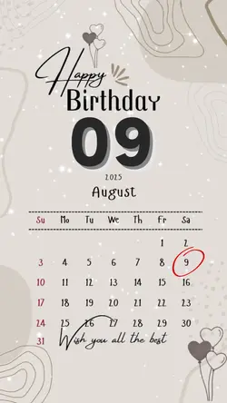 Hbd 09 AUGUST 2025