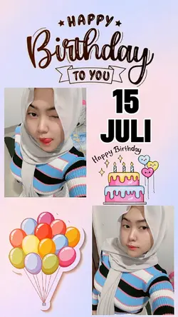 15 Juli Ultah