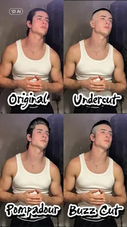 Men's hairstyle Ai