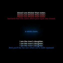 blood runs 
