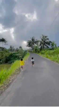 Joging sore 