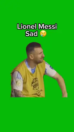 Lionel Messi Sad 😢