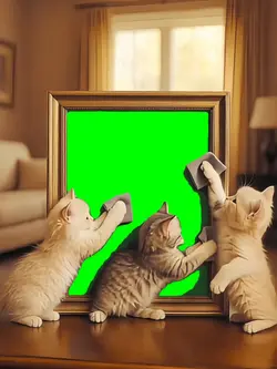 Cat's cleaning