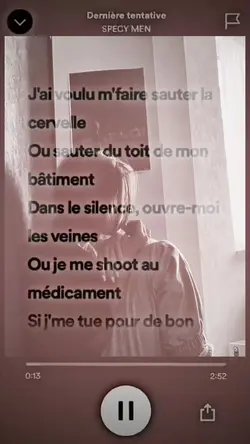 dernière tentative