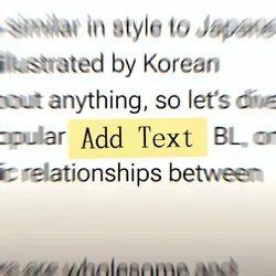 Add text