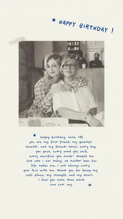happy b'day mom