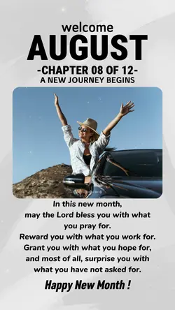 WELCOME AUGUST