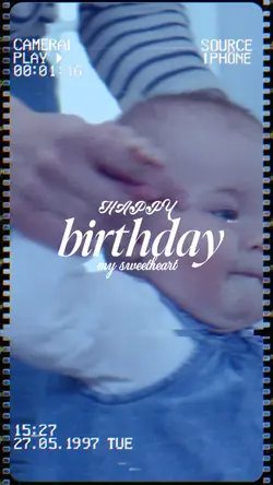 Feliz cumple bebé 