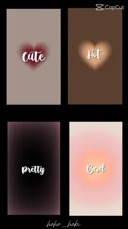 Cute Hot Pretty Bad