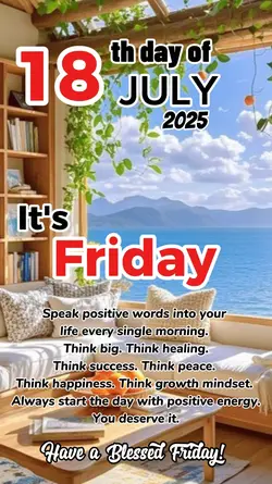It's Friday July 18