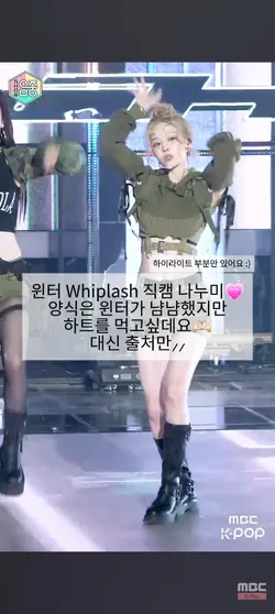 윈터 직캠 나눔