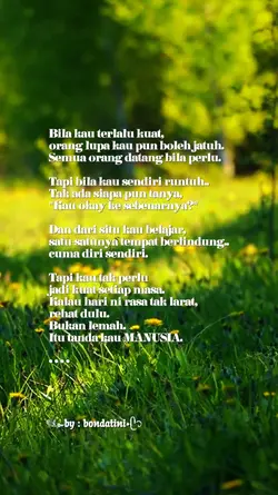 REHAT DULU...