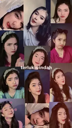 Terlukis indah raut