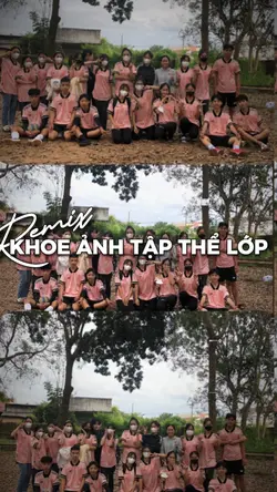 Khoe ảnh tập thể lớp