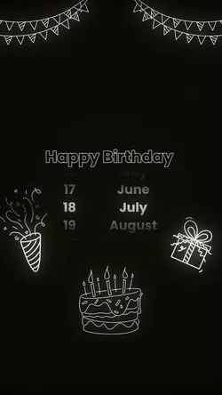 18 July 2025birthday