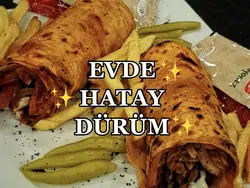 Evde Hatay dürüm