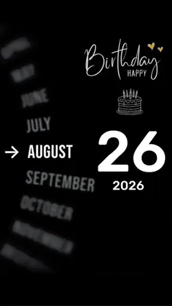 Hbd 26 August 2026