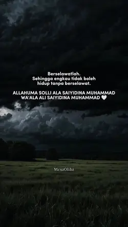 Dah selawat?