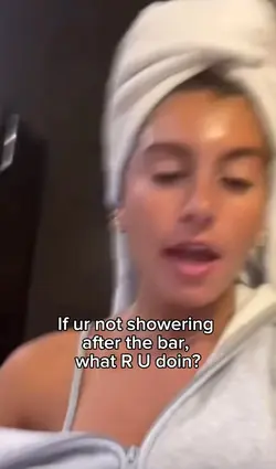 If ur not showering 