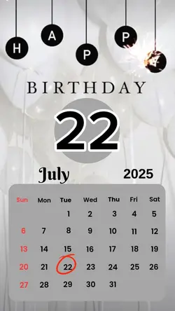 birthday 22 July