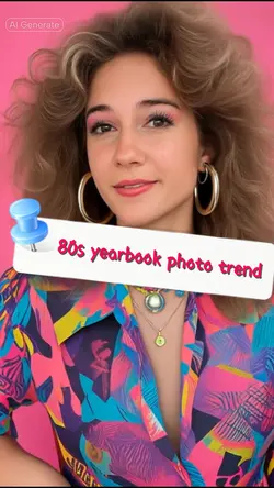 80s yearbook photo